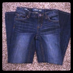 Girls Cherokee Size 7 Bootcut Jean